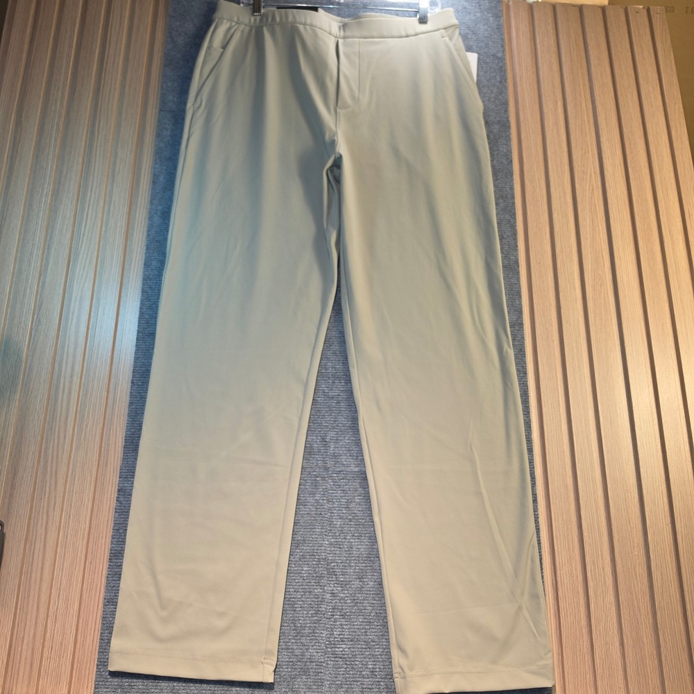 Lululemon Daydrift Classic-Fit Trouser Mens L Beige NEW Luxtreme Straight Leg